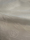 Ivory on Ivory Embossed Jacquard