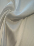 White Satin Lining with Stretch & Recycled Polyester Yarn