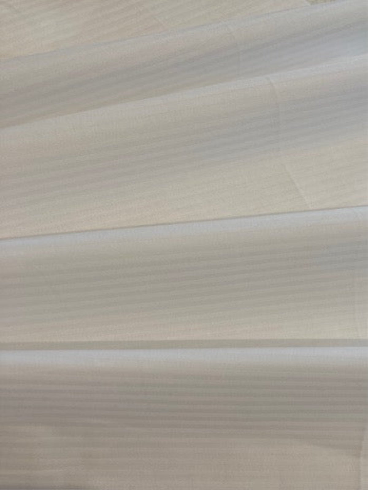 White on White Woven Stripe Cotton Shirting
