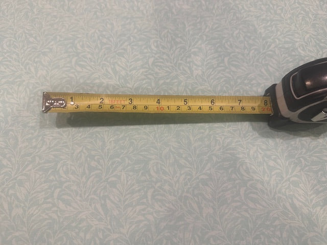 Willow Bough Trailing Leaf on Seafoam Cotton by "William Morris"