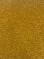 Willow Bough Trailing Leaf on Ochre Cotton by "William Morris"