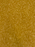 Willow Bough Trailing Leaf on Ochre Cotton by "William Morris"