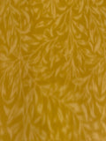 Willow Bough Trailing Leaf on Ochre Cotton by "William Morris"
