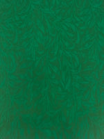 Willow Bough Trailing Leaf on Rich Green Cotton by "William Morris"