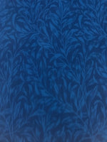 Willow Bough Trailing Leaf on Navy Cotton by "William Morris"