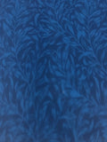 Willow Bough Trailing Leaf on Navy Cotton by "William Morris"