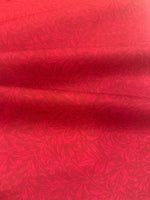 Willow Bough Trailing Leaf on Cherry Cotton by "William Morris"