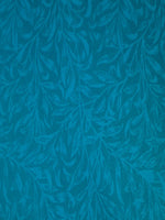 Willow Bough Trailing Leaf on Teal Cotton by "William Morris"