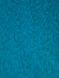 Willow Bough Trailing Leaf on Teal Cotton by "William Morris"
