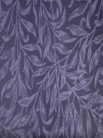 Willow Bough Trailing Leaf on Charcoal Cotton by "William Morris"