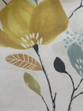 Yellow Multi Large Floral Cotton Furnishing