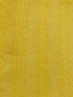 Yellow Summer Weight with Stripes Running Along the Fabric