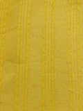 Yellow Summer Weight with Stripes Running Along the Fabric