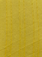 Yellow Summer Weight with Stripes Running Along the Fabric