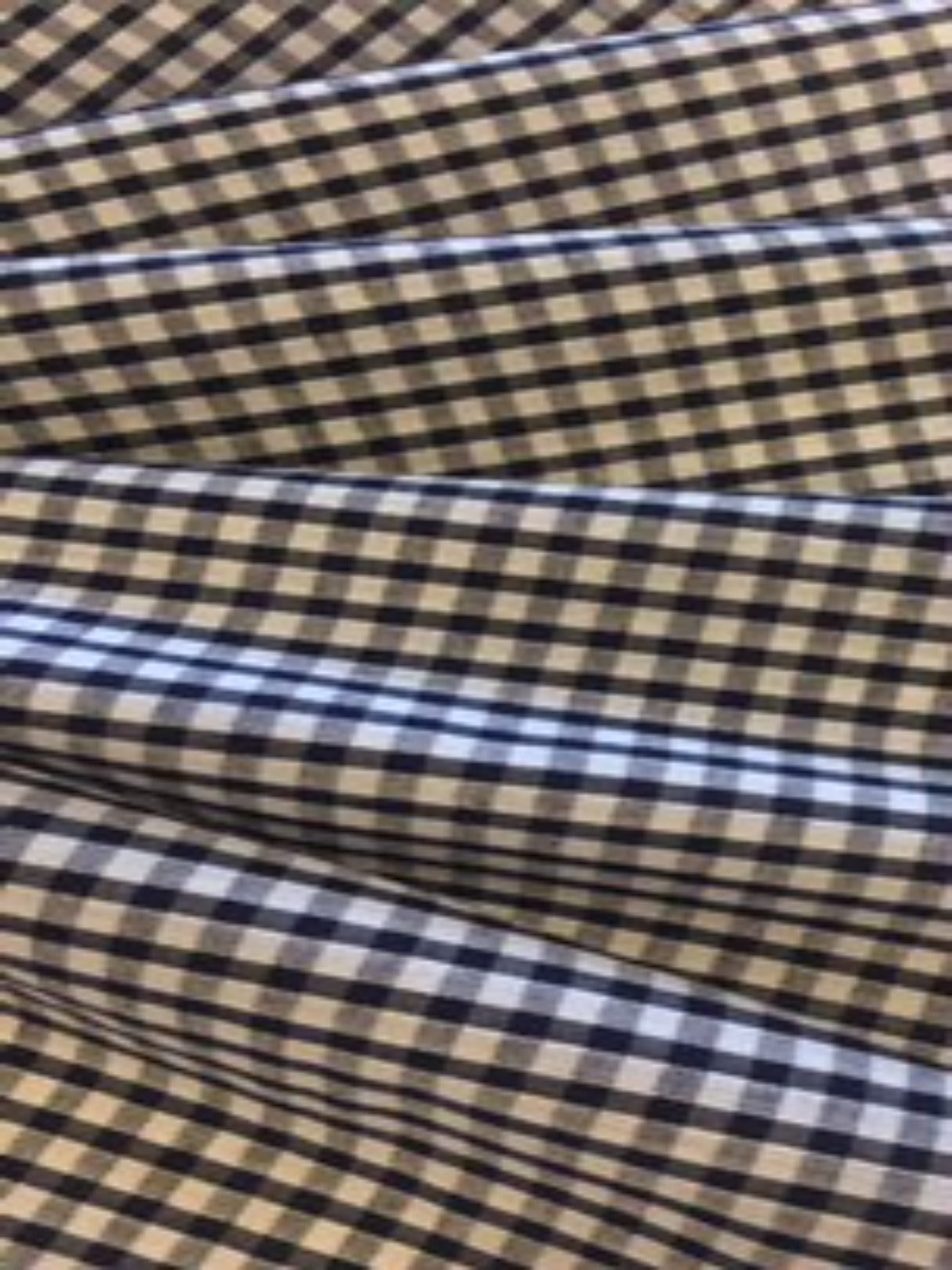 Navy 1/8" Gingham Check