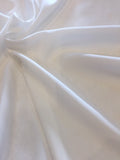 Ivory Crepe de Chine RECYCLED Polyester - Deadstock fabric on AmoThreads