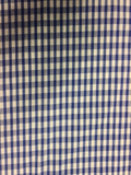 Royal 1/4" Gingham check - Deadstock fabric on AmoThreads