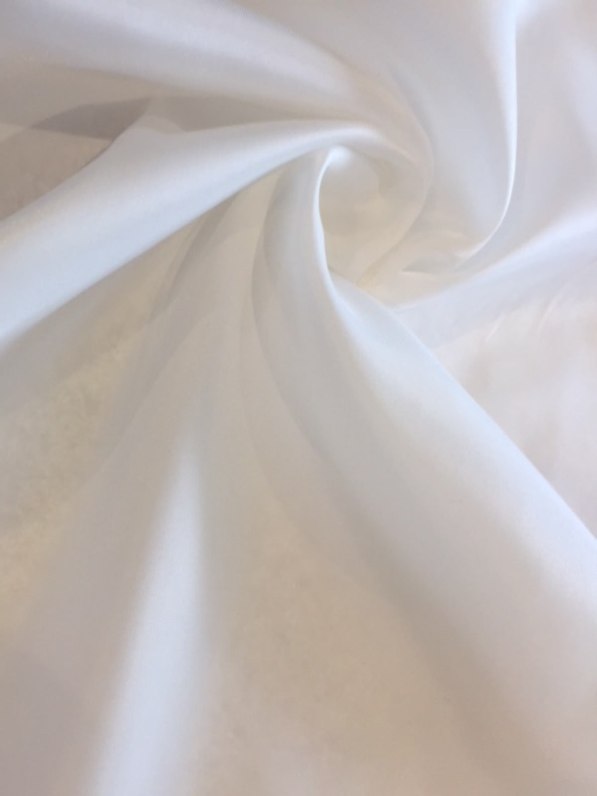 Ivory Twill RECYCLED Polyester Lining - Deadstock fabric on AmoThreads
