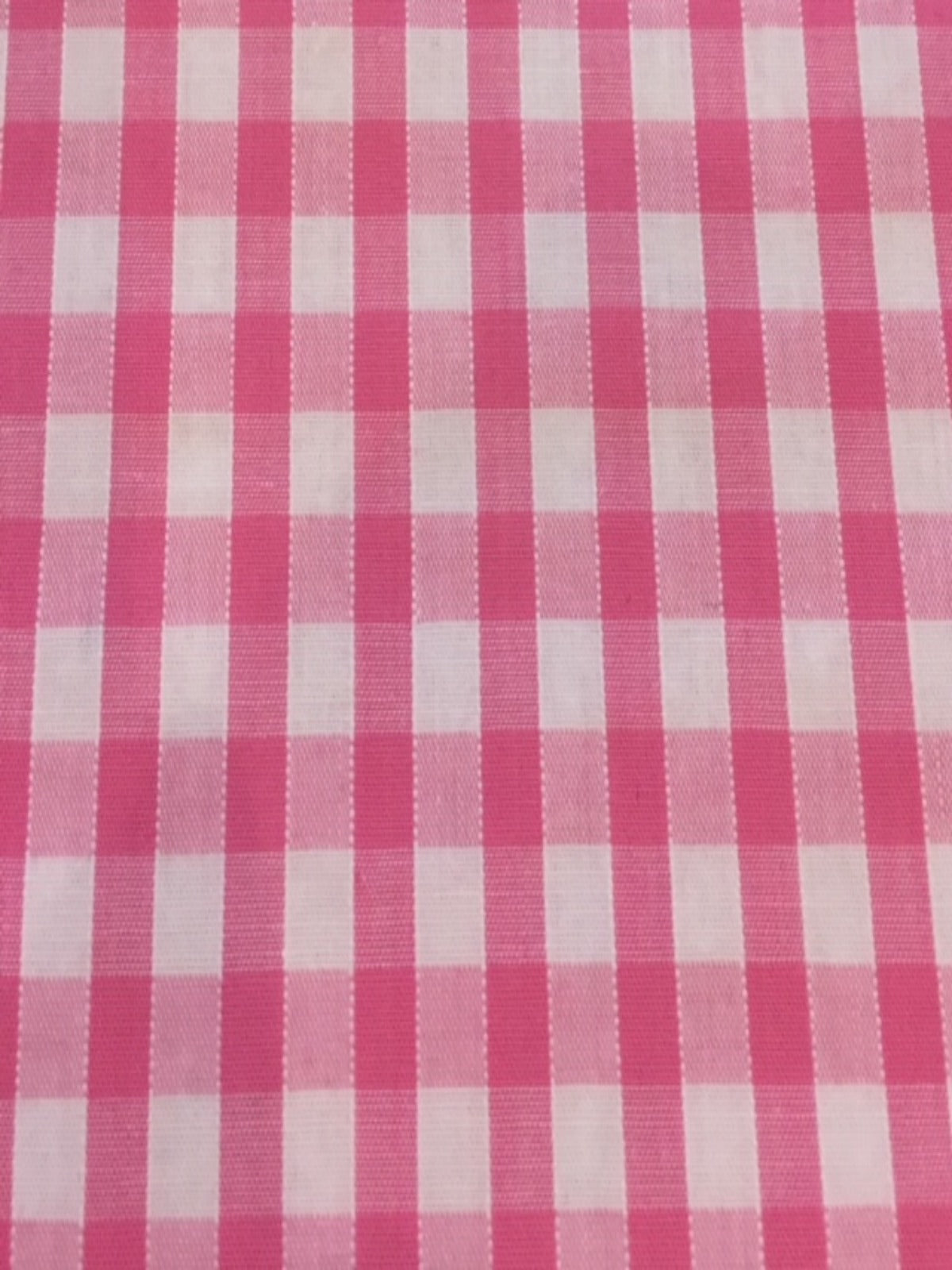 Pink 1/4" Gingham Check - Deadstock fabric on AmoThreads