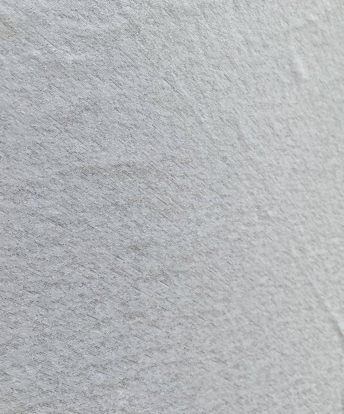 White Mock Devore with one way stretch - Deadstock fabric on AmoThreads