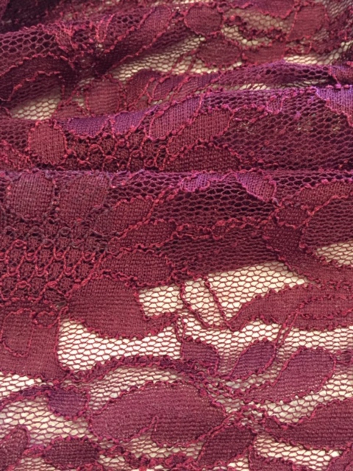 Claret Corded Lace