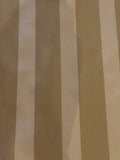 Gold on Gold wide stripe Silk Taffeta - Deadstock fabric on AmoThreads