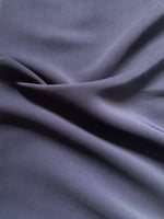 Dark Navy fluid Blouse weight with slight sheen - Deadstock fabric on AmoThreads