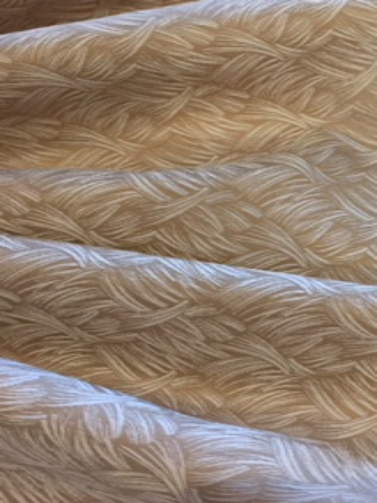 Gold Brushstroke Jacquard