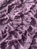 Plum layered Ra Ra design on Knit - Deadstock fabric on AmoThreads