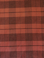 Light Brown Woven Check With Textured Surface