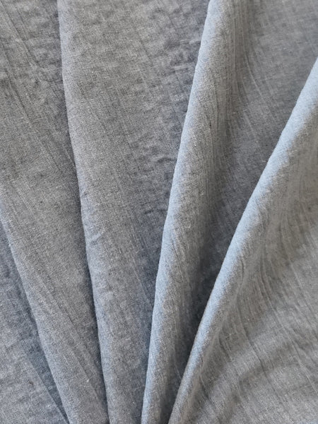 Light Grey Crushed Poly/Cotton