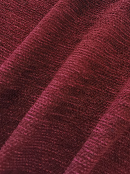 Burgundy Soft Handle Textured Weave