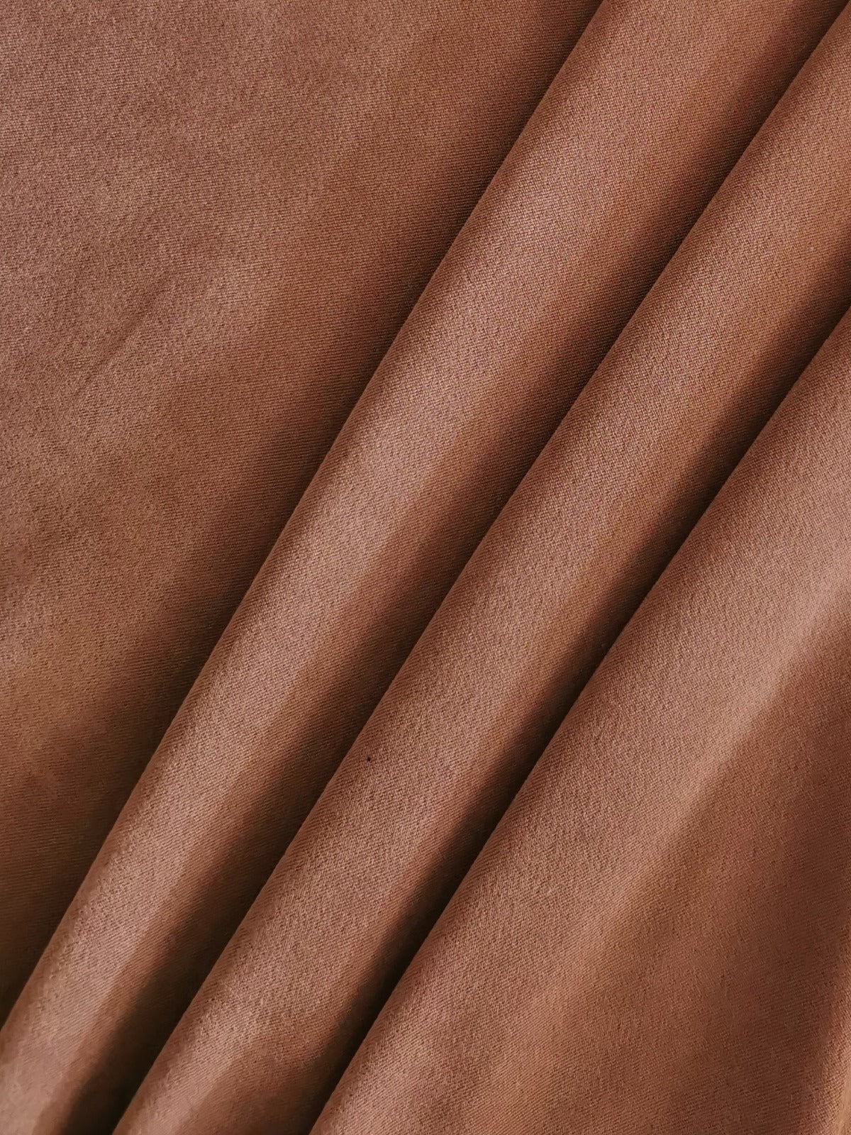 Camel One-Sided Brushed Suede Feel With Stretch