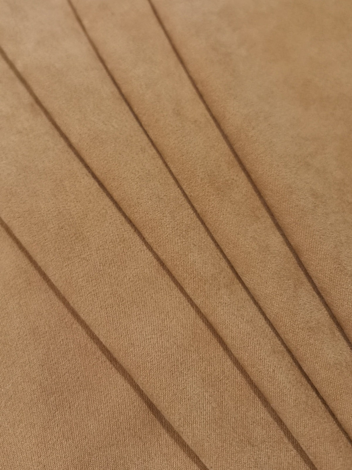 Coffee Single-Sided Suede Satin On Reverse