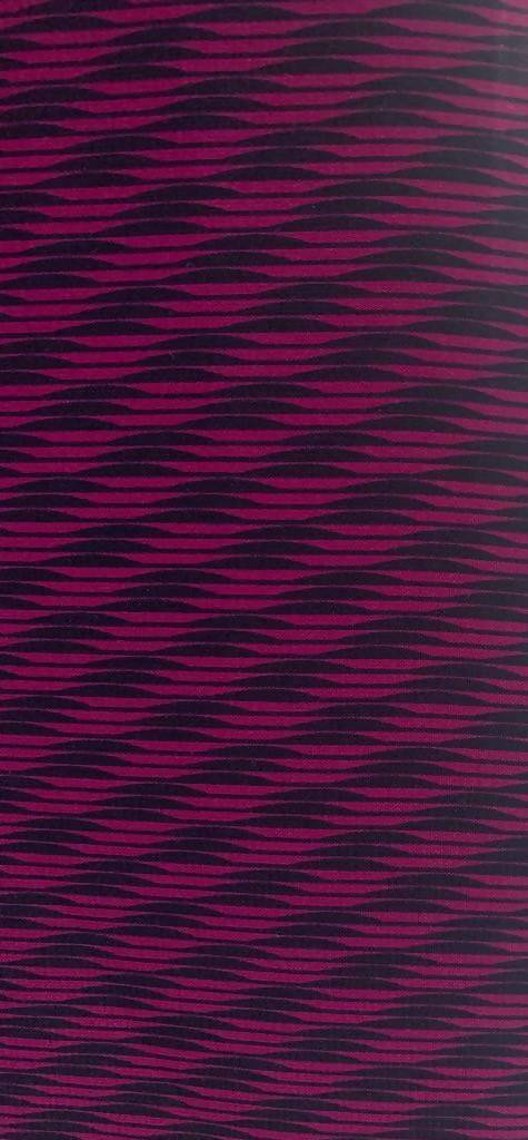 Purple/Black wavy print - Deadstock fabric on AmoThreads
