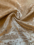 Beige crushed velvet - Deadstock fabric on AmoThreads