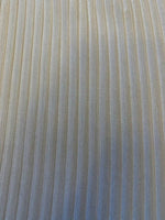 Ivory on Ivory stripe tubular knit - Deadstock fabric on AmoThreads