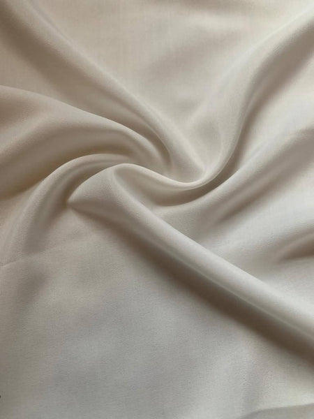 Ivory soft Taffeta with slight sheen - Deadstock fabric on AmoThreads