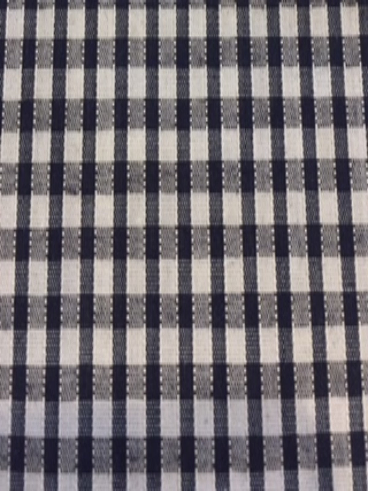 Navy 1/8" Gingham Check