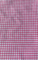 Pink 1/8" Gingham Check - Deadstock fabric on AmoThreads