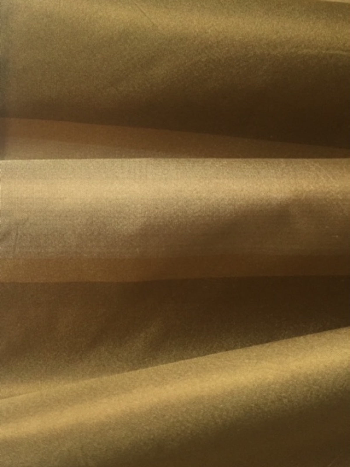 Gold Broad stripe Silk Taffeta - Deadstock fabric on AmoThreads