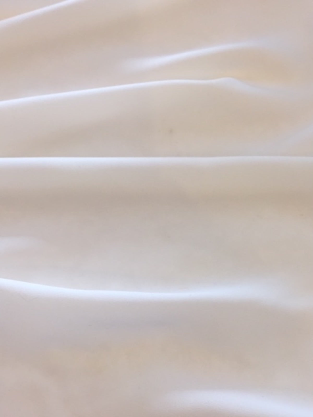Ivory Crepe de Chine RECYCLED Polyester - Deadstock fabric on AmoThreads