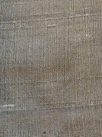 Antique Silver Silk Dupion