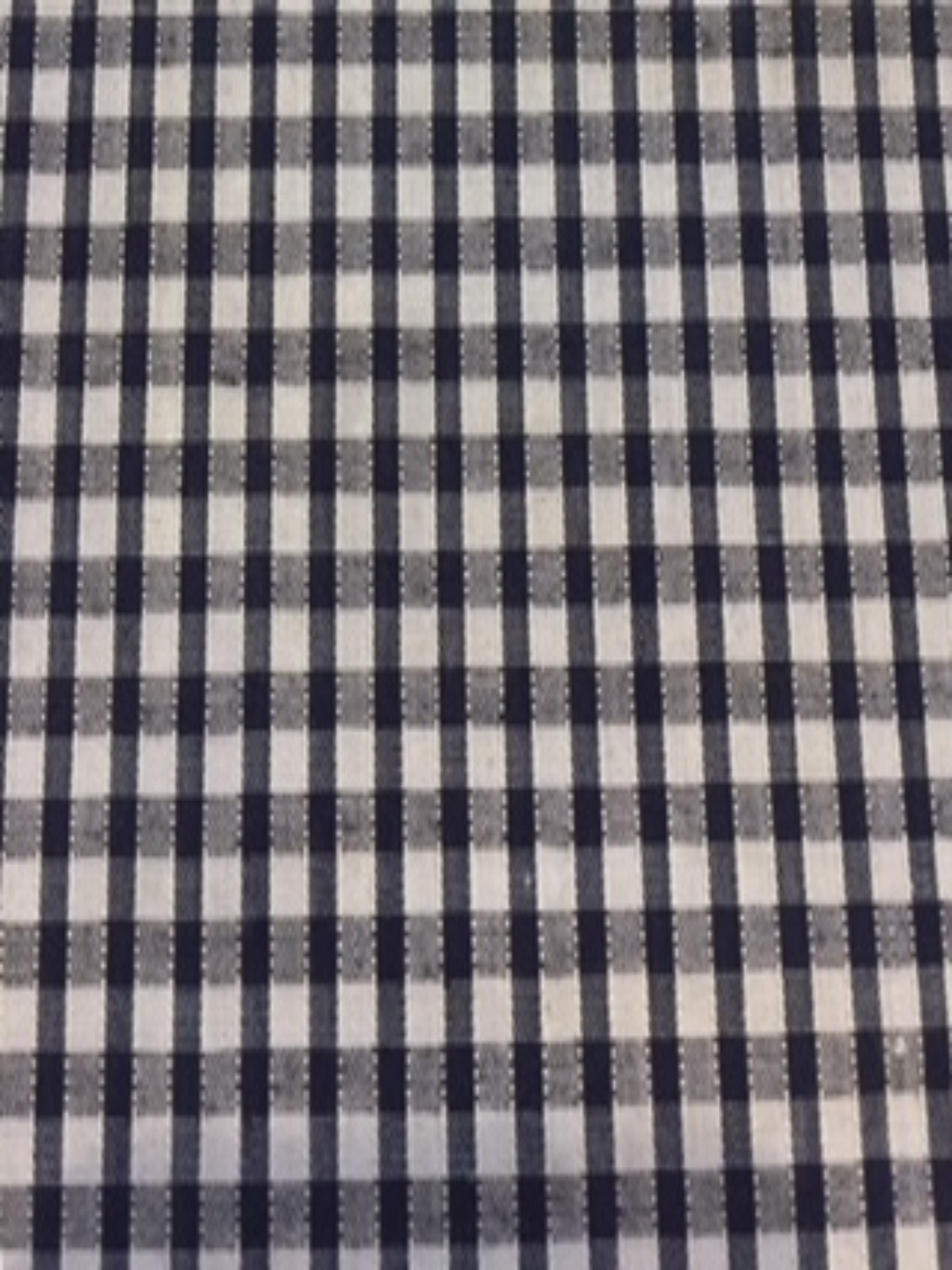 Navy 1/8" Gingham Check