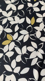 Lime highlight print on Chiffon - Deadstock fabric on AmoThreads
