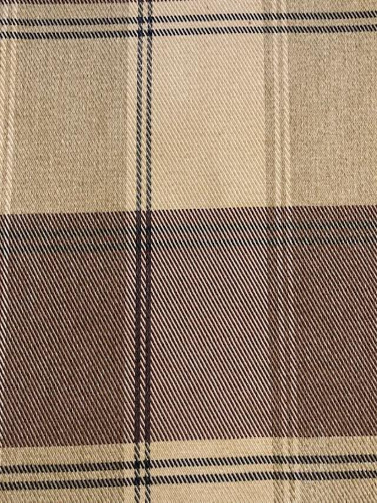 Beige / Mink Twill Effect Check