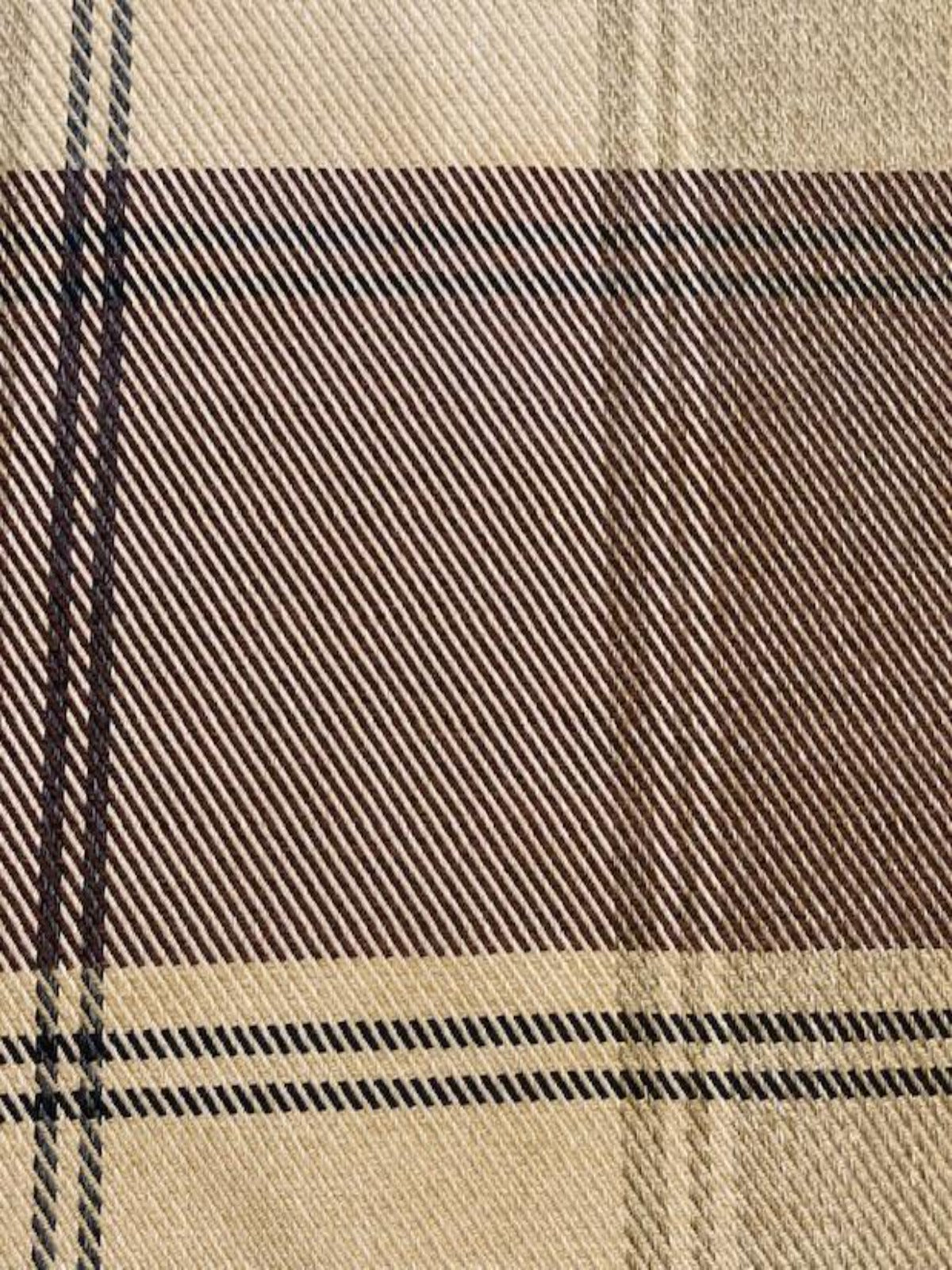 Beige / Mink Twill Effect Check