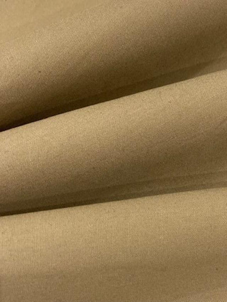 Beige Cotton Poplin