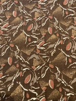 Chestnut Abstract on Firm Cotton