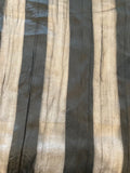 Black Crinkle Stripe on Firm Chiffon, Stripes Running Along the Fabric